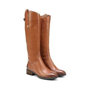 Sam Edelman Women's Penny 2 Leather Riding Boots Sz 9.5M Tan Wide Calf